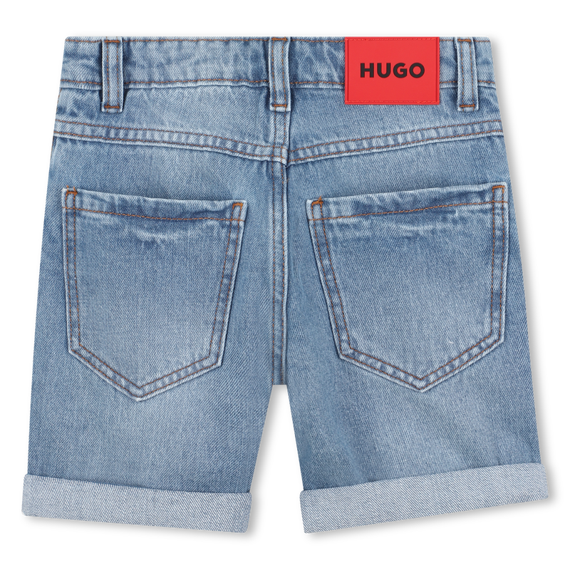 5-pocket denim Bermuda shorts HUGO 
                        BOY