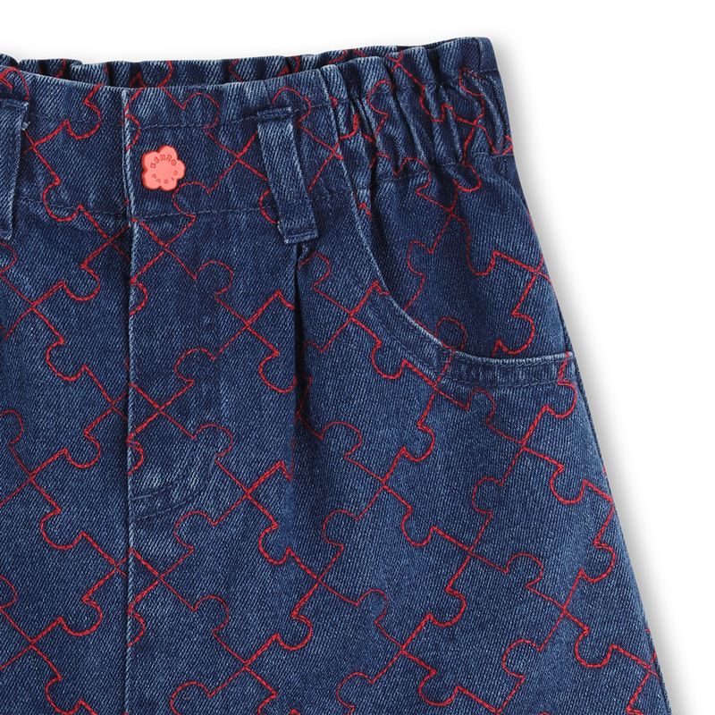 Denim skirt KENZO KIDS 
                        GIRL