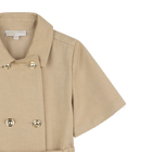Short-sleeved twill dress MICHAEL KORS 
                    GIRL