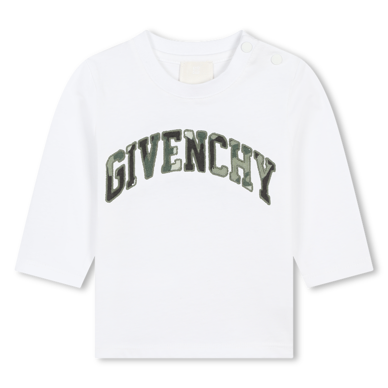 Long-Sleeved Cotton T-Shirt GIVENCHY 
                        BOY