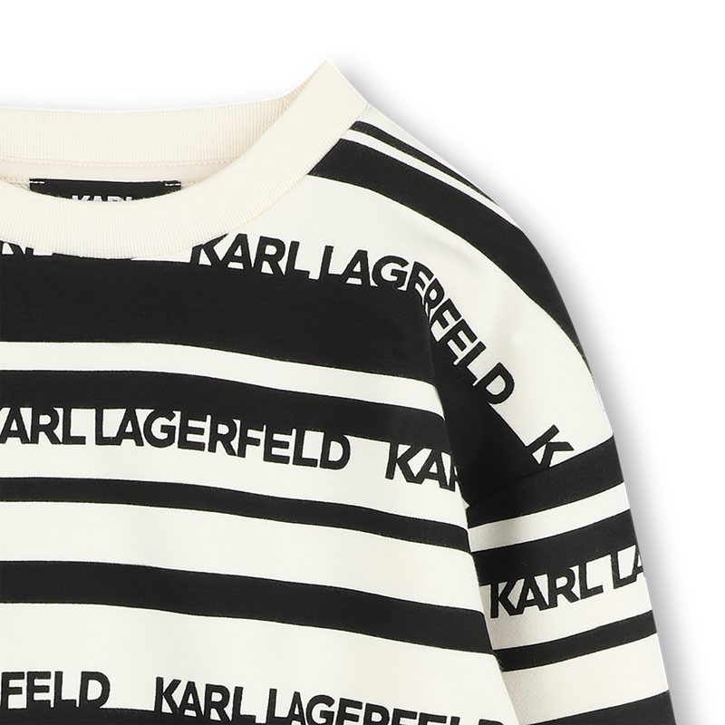 Striped sweatshirt KARL LAGERFELD KIDS 
                        BOY