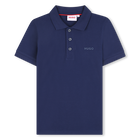 Short-sleeved piqu&eacute; polo shirt HUGO 
                    BOY