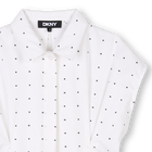 Short-sleeved cotton dress DKNY 
                    GIRL