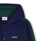 FLEECE CARDIGAN HUGO 
                    BOY