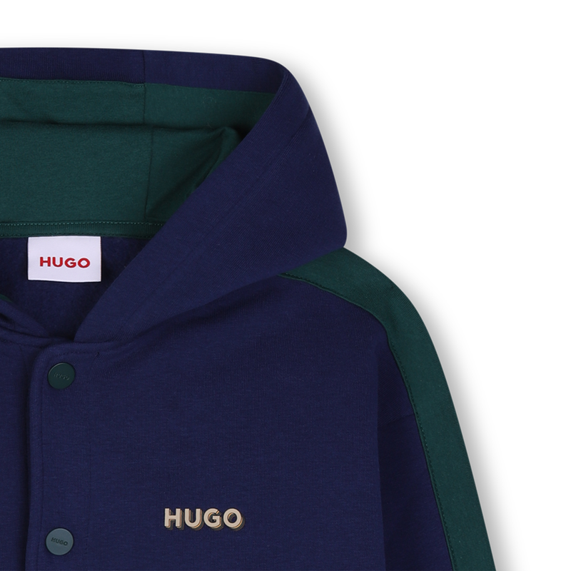 FLEECE CARDIGAN HUGO 
                        BOY