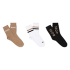 Pack of 3 pairs of socks, BLACK, hi-res
