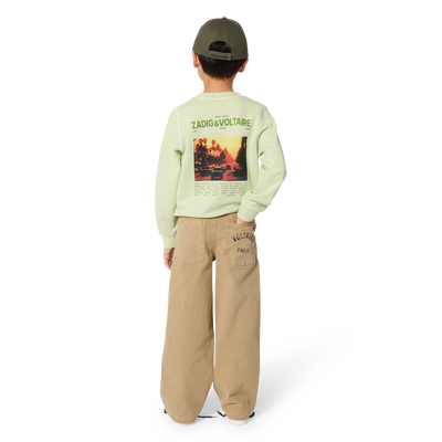 ROUND NECK SWEATSHIRT ZADIG & VOLTAIRE BOY