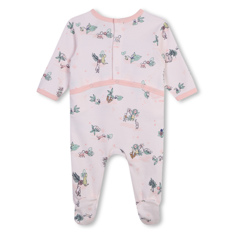 Cotton pyjamas, hat and bib KENZO KIDS 
                        GIRL