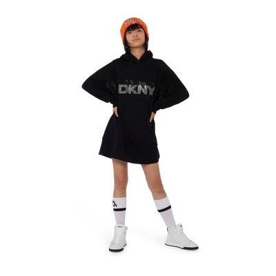 Hooded Fleece Dress DKNY GIRL