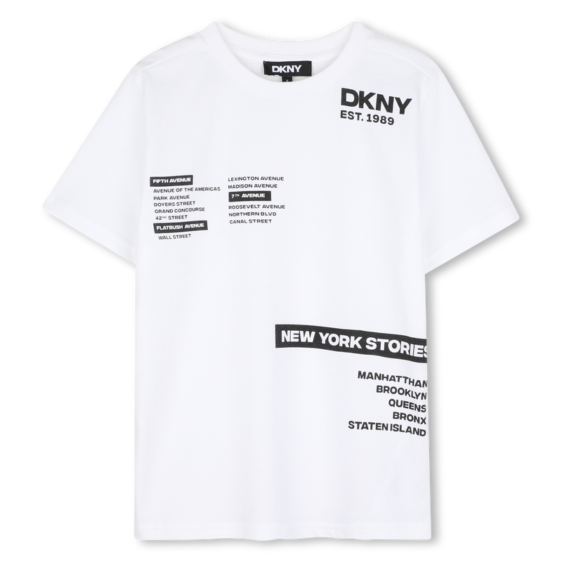 T-SHIRT AND BERMUDA SHORTS SET DKNY 
                        BOY