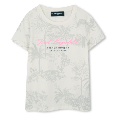 SHORT SLEEVE T-SHIRT KARL LAGERFELD KIDS GIRL