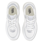 Lace-up trainers with badge KARL LAGERFELD KIDS 
                    GIRL