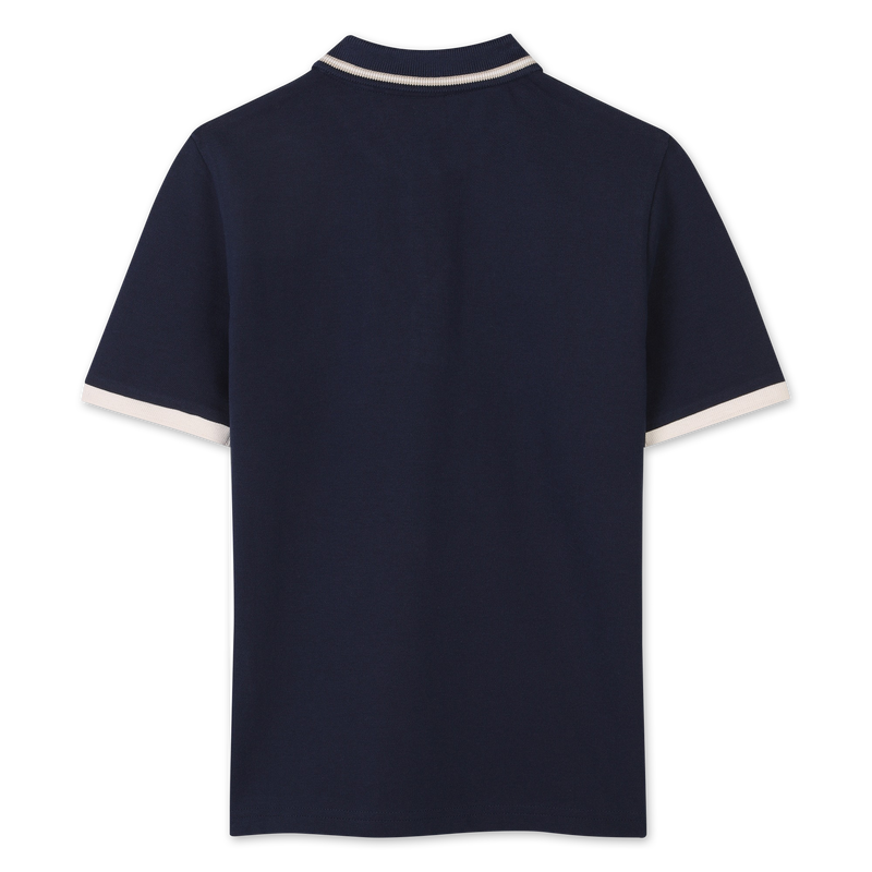 Polo shirt with chest label BOSS 
                        BOY