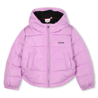 Hooded down jacket HUGO 
                    GIRL