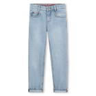 5-pocket cotton jeans, BLEACH GROWS, hi-res
