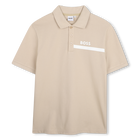 Short sleeve polo, STONE, hi-res