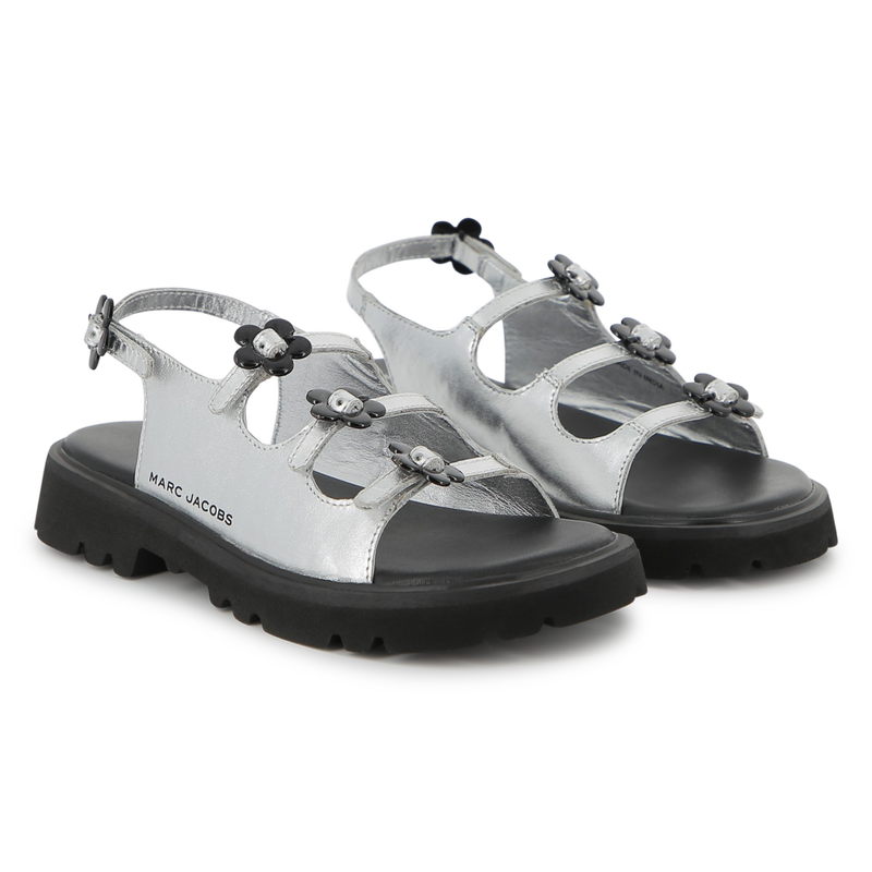 Cowhide leather sandals MARC JACOBS 
                        GIRL
