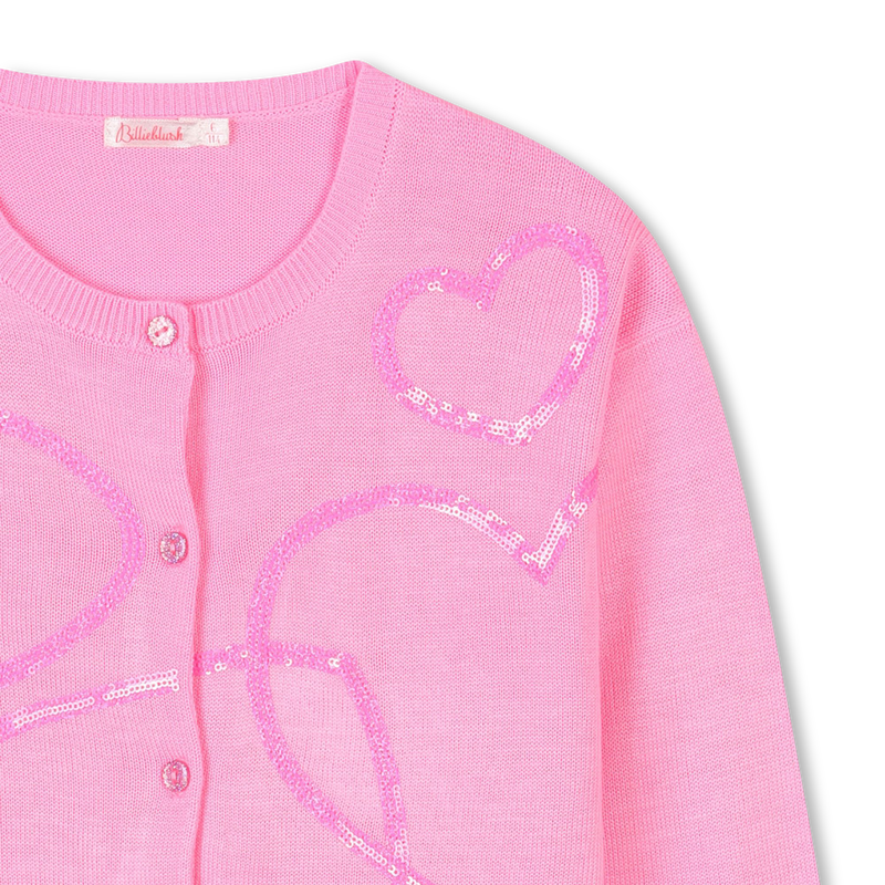 Sequin tricot cardigan BILLIEBLUSH 
                        GIRL