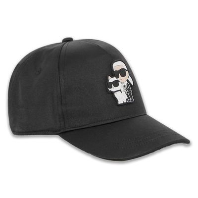 Shiny satin cap KARL LAGERFELD KIDS GIRL