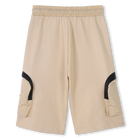 Cotton fleece Bermuda shorts MARC JACOBS 
                    BOY
