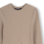 Bi-material long dress DKNY 
                    GIRL