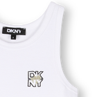 Cotton tank dress DKNY 
                    GIRL