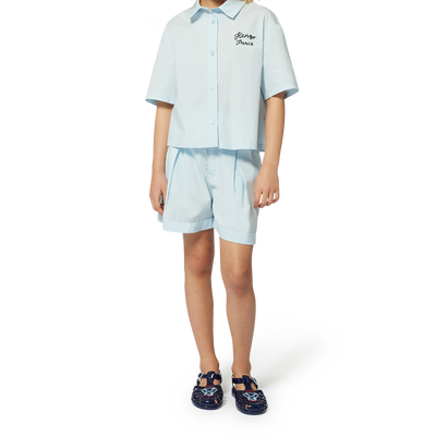 Elasticated-waist shorts KENZO KIDS GIRL