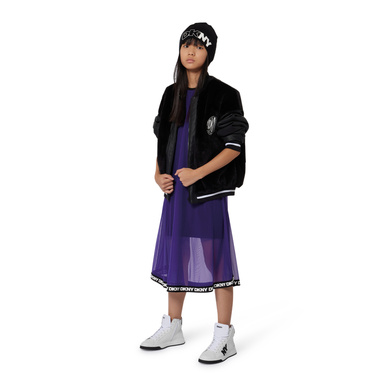 Fluffy Fleece Jacket DKNY 
                        GIRL