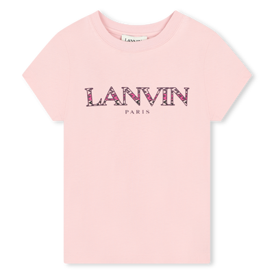 T-shirt with logo illustration LANVIN GIRL