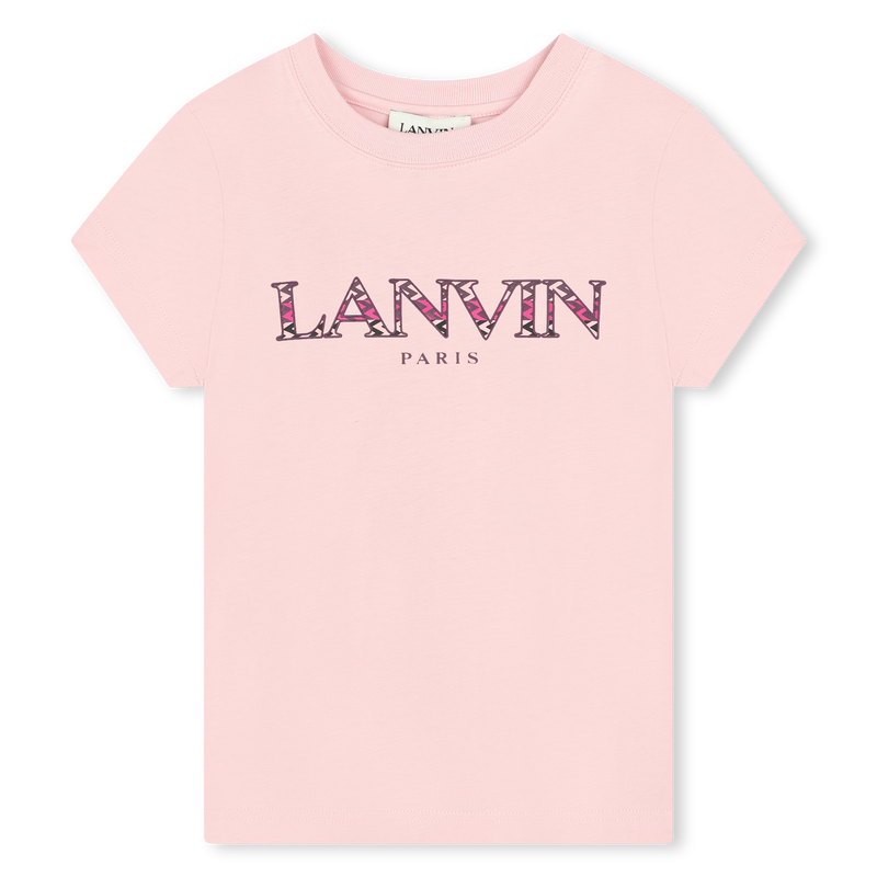 T-shirt with logo illustration LANVIN 
                        GIRL