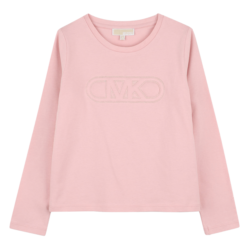 Long-sleeved jersey T-shirt MICHAEL KORS 
                        GIRL
