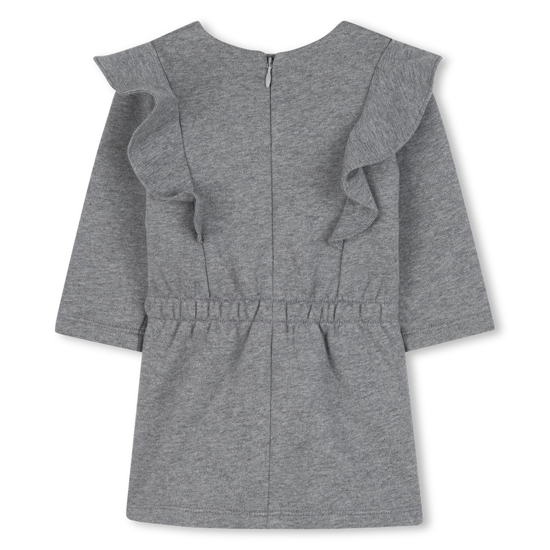 Brushed cotton fleece dress CHLOE 
                        GIRL