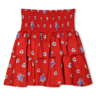 Print skirt with ruffles KENZO KIDS 
                    GIRL