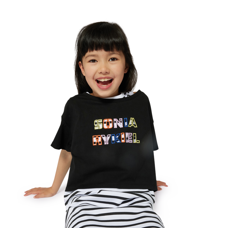 Two-in-one cotton dress SONIA RYKIEL 
                        GIRL