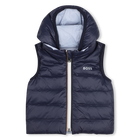 Reversible down jacket, PALE BLUE, hi-res