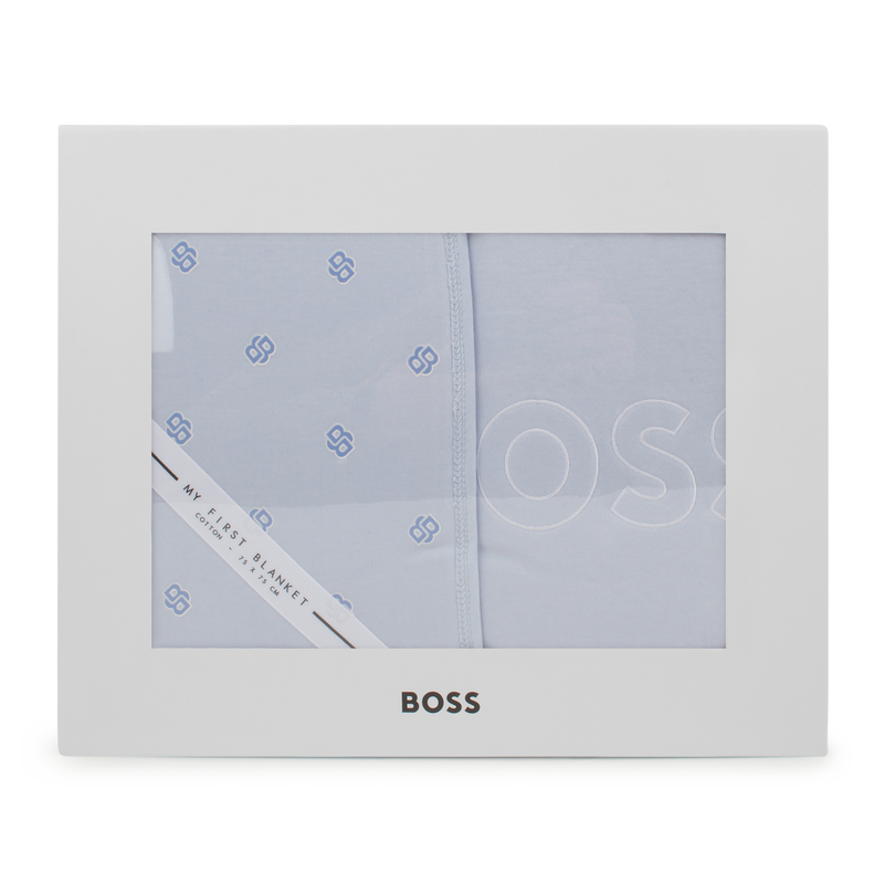 Cotton blanket BOSS 
                        UNISEX