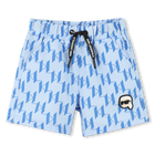 Shorts and T-shirt set KARL LAGERFELD KIDS 
                    BOY