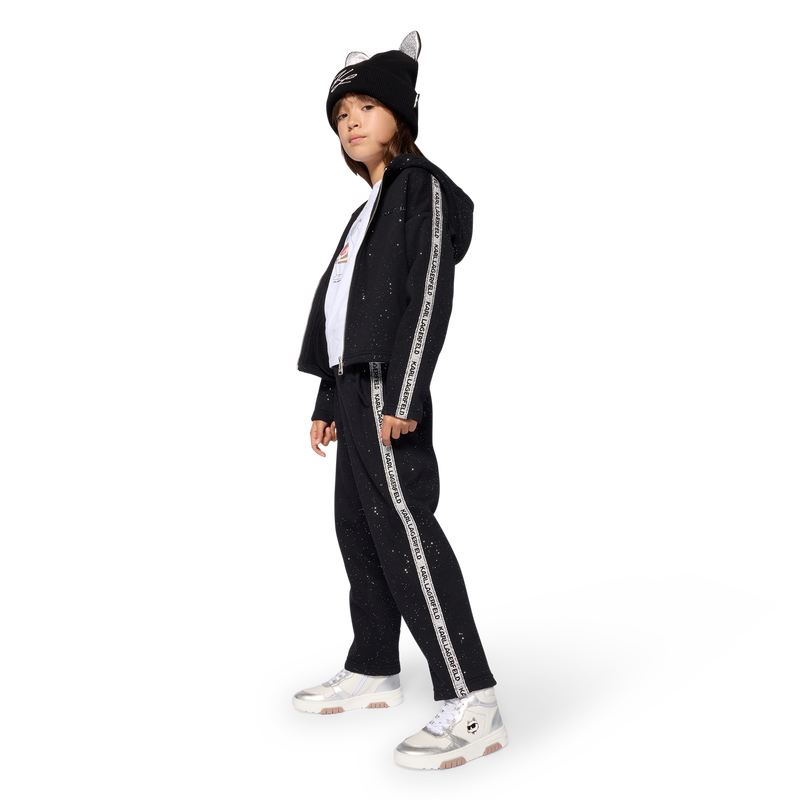 Hooded cardigan KARL LAGERFELD KIDS 
                        GIRL