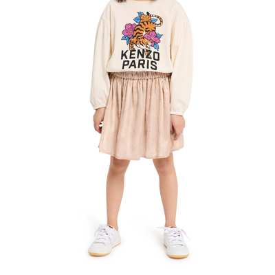 Lam&eacute; jacquard skirt KENZO KIDS GIRL