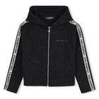 Hooded cardigan KARL LAGERFELD KIDS 
                    GIRL