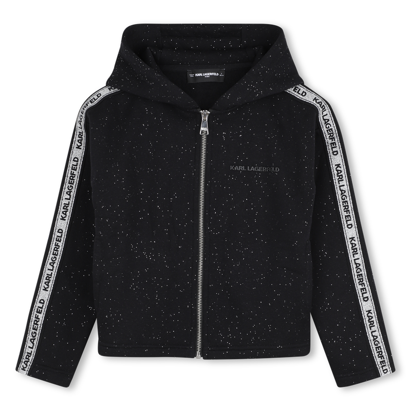 Hooded cardigan KARL LAGERFELD KIDS 
                        GIRL