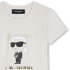 Short sleeve t-shirt KARL LAGERFELD KIDS 
                    GIRL
