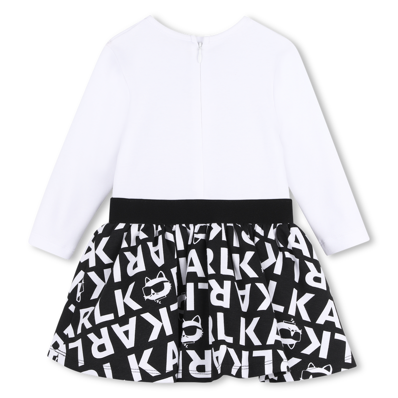 Long Sleeve Dress KARL LAGERFELD KIDS 
                        GIRL