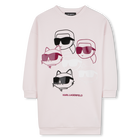 Long sleeve dress KARL LAGERFELD KIDS 
                    GIRL