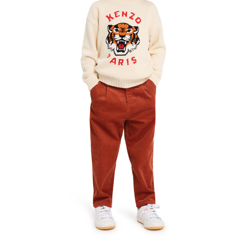 Corduroy trousers KENZO KIDS 
                        BOY