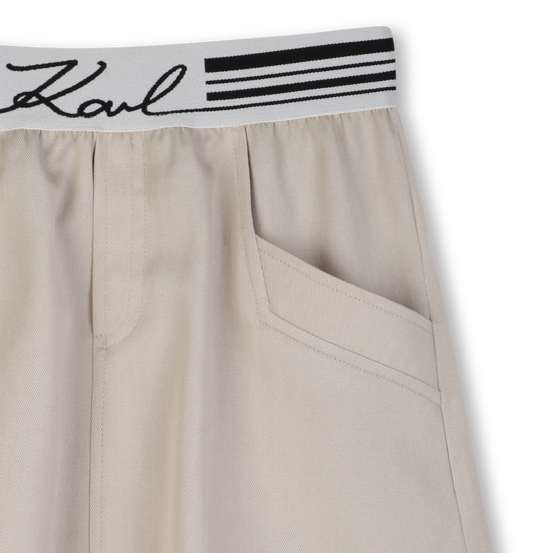 ELASTIC WAIST SKIRT KARL LAGERFELD KIDS 
                        GIRL