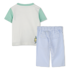 Cotton T-shirt and trousers KENZO KIDS 
                    BOY