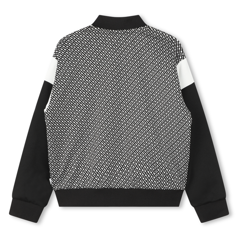 Two-tone zip-up cardigan BOSS 
                        GIRL