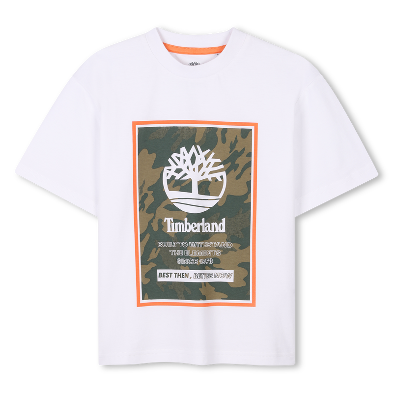Loose T-shirt with print TIMBERLAND 
                        BOY