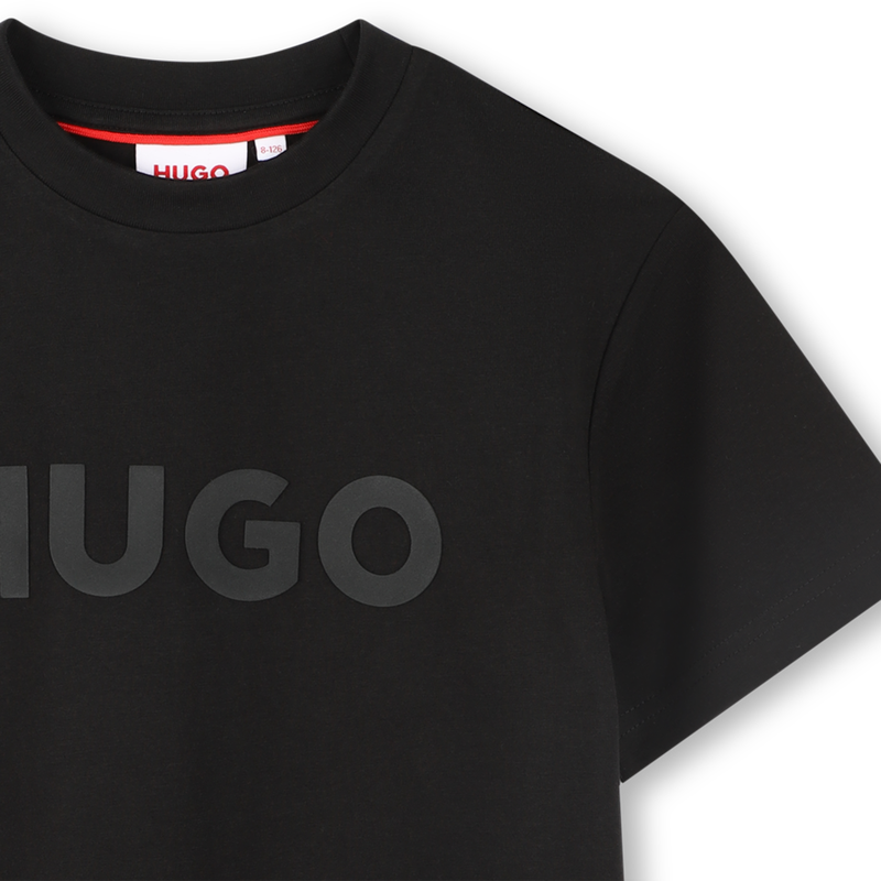Short-sleeved cotton T-shirt HUGO 
                        BOY